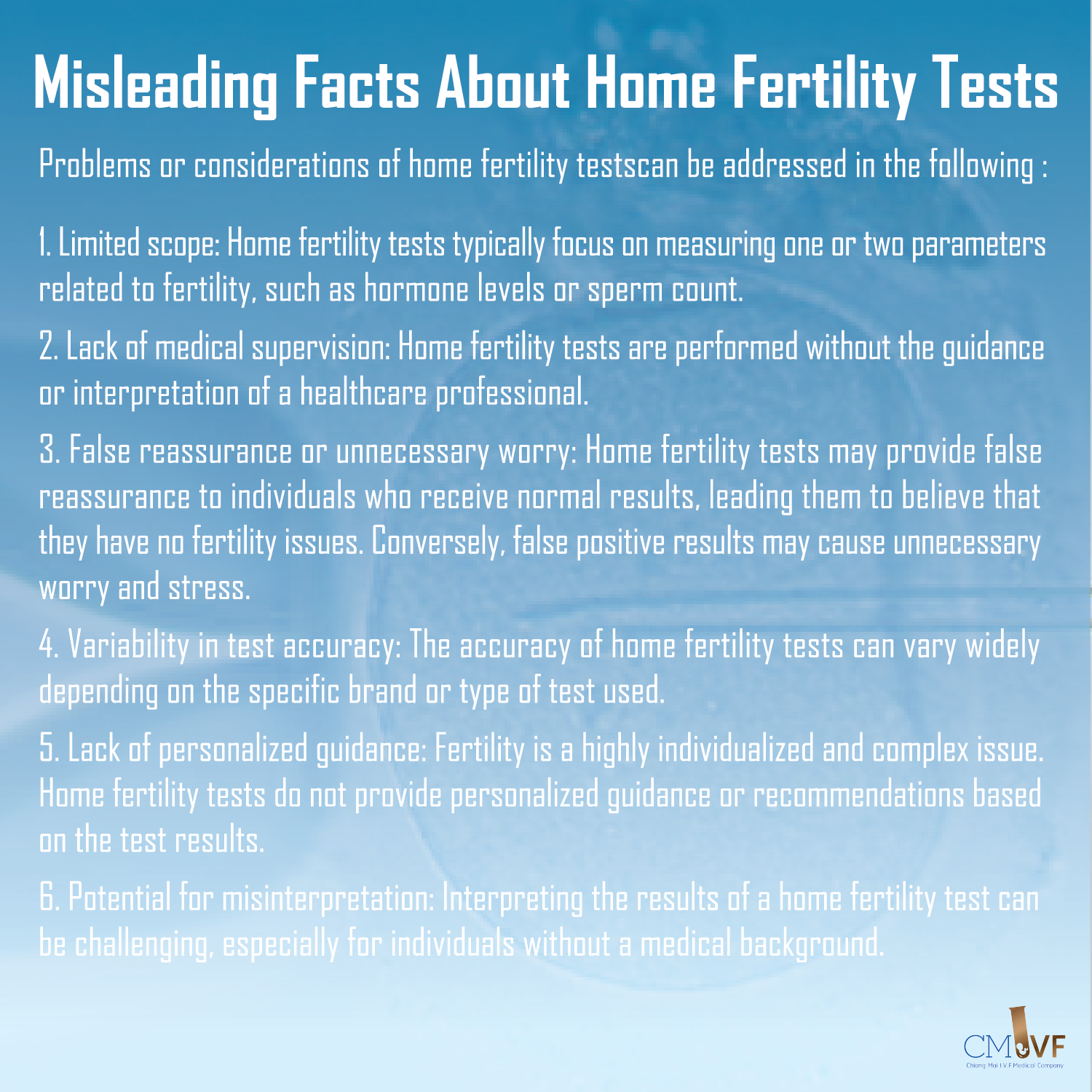 Misleading Facts About Home Fertility Tests