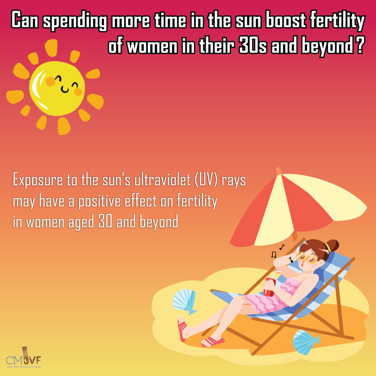 Can spending more time in the sun boost fertility of women in their 30s and beyond?